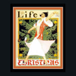 Art Deco "Life" Cover Christmas Print 16 x 20<br><div class="desc">Add a Splash of Nostalgic Art Deco to Your Christmas Decor with this Life Art Deco Christmas Print.</div>
