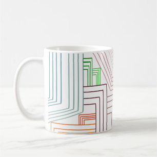 Art Deco Lines Coffee Mug