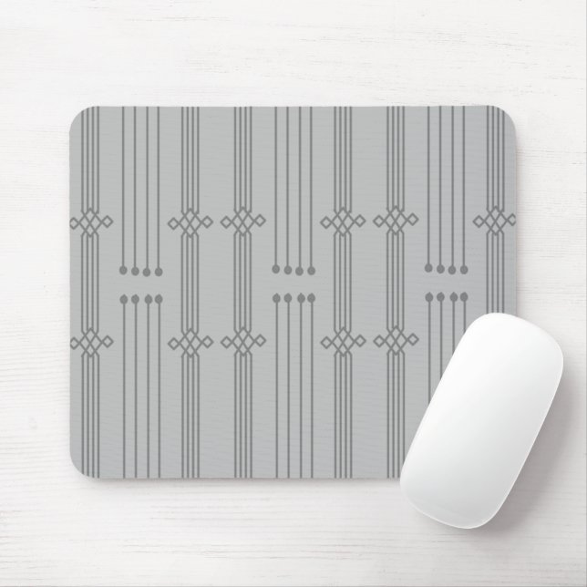 Art Deco Lines Mouse Pad (With Mouse)