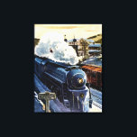 Art Deco Locomotive Baltimore and Ohio Canvas Print<br><div class="desc">Art Deco Locomotive Baltimore and Ohio.</div>