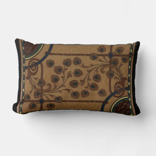 art deco lumbar cushion