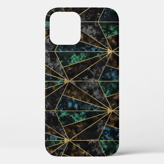 Art Deco Marble: Malachite Luxury Case-Mate iPhone Case (Back)