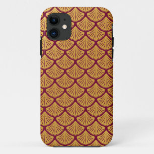 Art Deco Mermaid Scales - Magenta Case-Mate iPhone Case