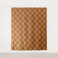 Art Deco Mermaid Scales - Magenta