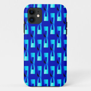 Art Deco Metallic Geometric - Cobalt Blue Case-Mate iPhone Case