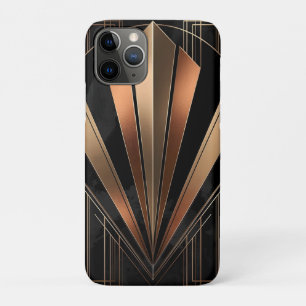 Art Deco Metallic Geometric Elegance Case-Mate iPhone Case