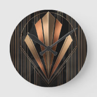 Art Deco Metallic Geometric Elegance
