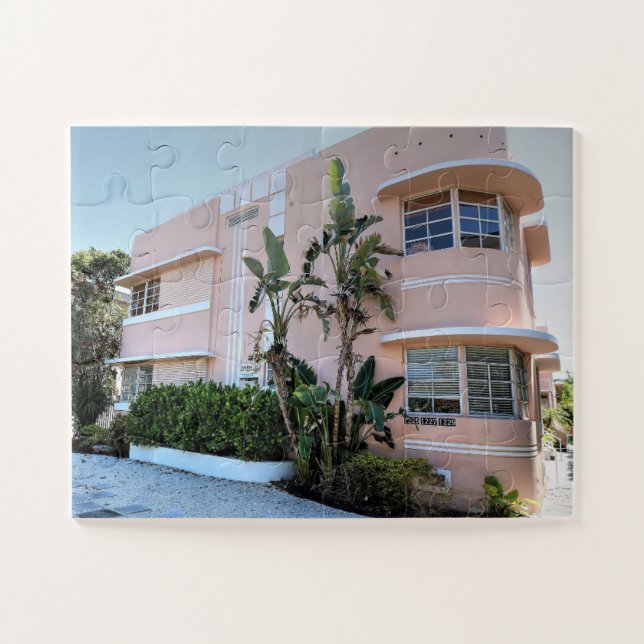 ART DECO MIAMI FLORIDA JIGSAW PUZZLE (Horizontal)