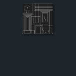 Art Deco Monochrome Print Wrapped Canvas<br><div class="desc">Elevate any living space with this modern, abstract art canvas print.</div>