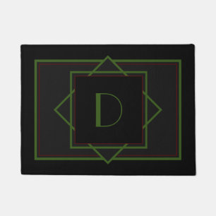 Art Deco Monogram Doormat