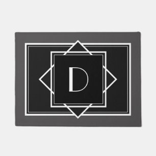 Art Deco Monogram Doormat