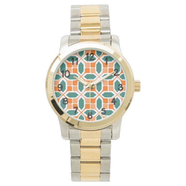 Art Deco Mosaic  Watch (Front)
