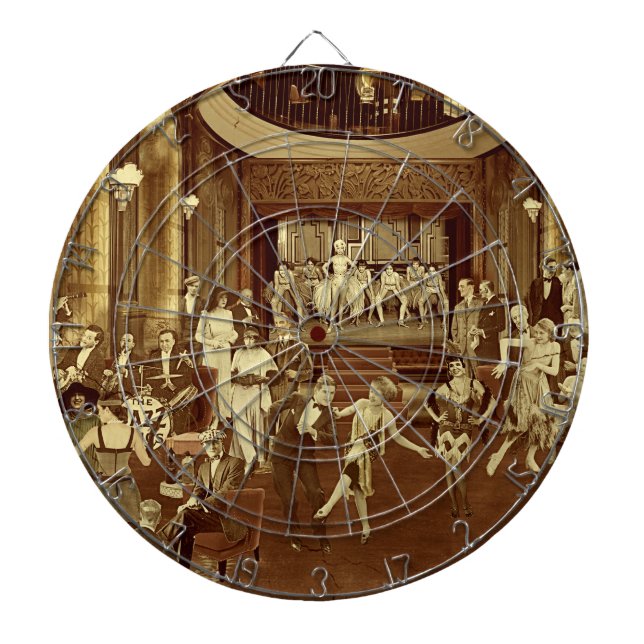 Art Deco Night Club Dartboard (Front)