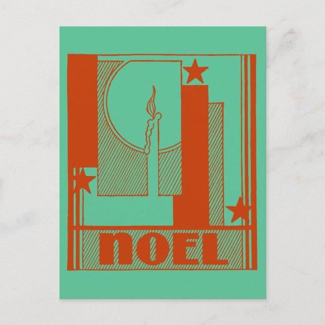 Art Deco Noel Christmas template (Front)