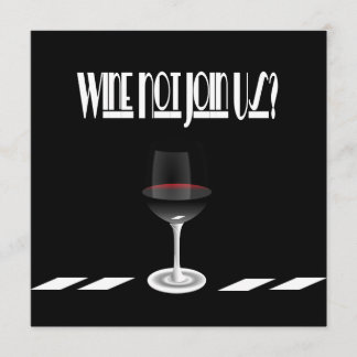 Art Deco Noir Chic Cocktail Party Invitation