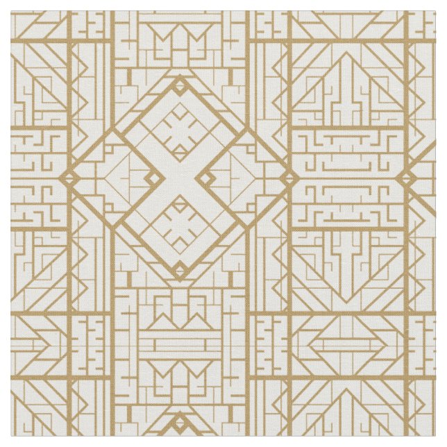 Art deco,nouveau,gold,white,elegant,chic,pattern,t fabric (Close Up)