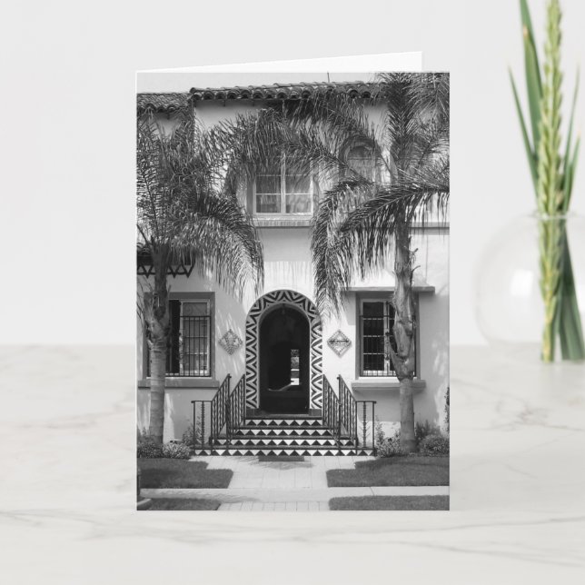 ART DECO on COCHRAN Card (Front)