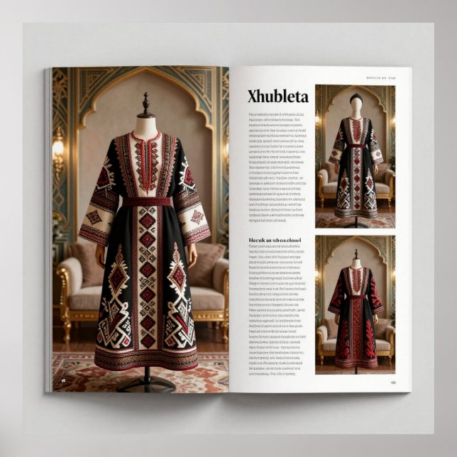 Art Deco Opulence Geometric Patterns IIHER_XHU_001 Poster (Front)