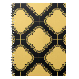 Art deco: ornamental seamless elegance. notebook