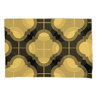 Art deco: ornamental seamless elegance. pillowcase