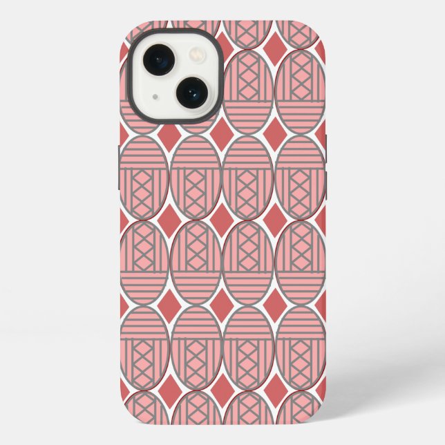 Art Deco Ovals  iPhone Case (Back)