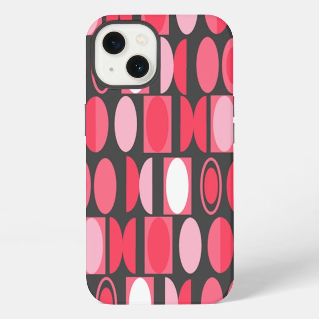 Art Deco Ovals  iPhone Case (Back)