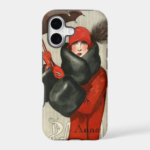 Art Deco Parisian Fashion Image iPhone 7/8 Case