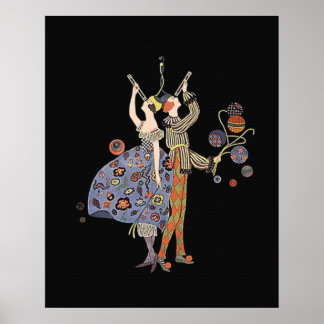 Art Deco Party WW1 Fundraising Party Poster