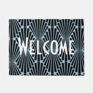 Art Deco Pattern Custom Doormat