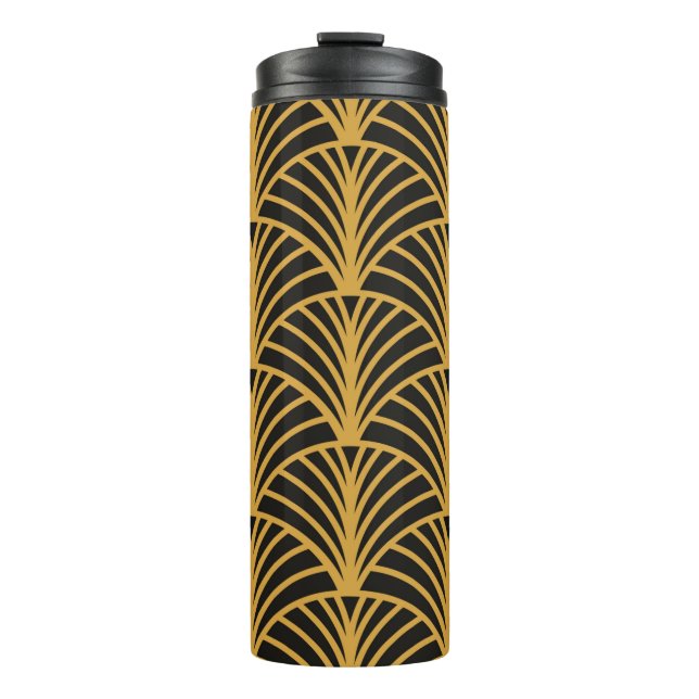 Art Deco pattern. decoration ornament.  Thermal Tumbler (Front)