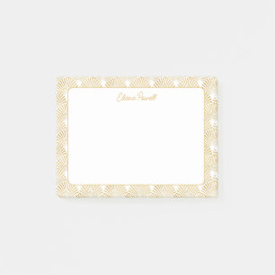 Art Deco Pattern Elegant Gatsby Custom Stationery Post-it Notes