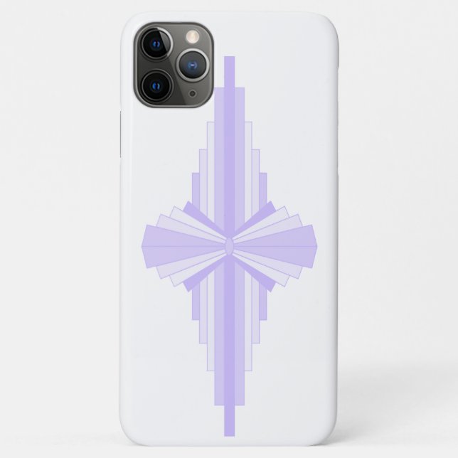 Art Deco Pattern in Lilac Case-Mate iPhone Case (Back)