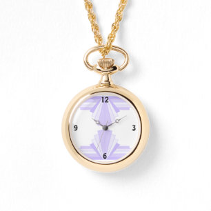 Art Deco Pattern in Lilac Watch