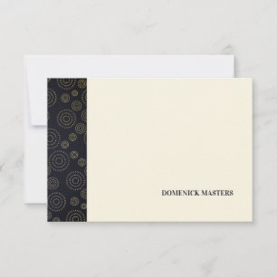 Art Deco Pattern Personalised Stationery Invitation