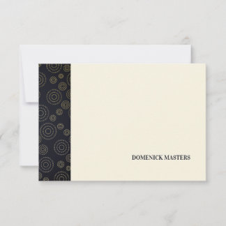 Art Deco Pattern Personalised Stationery Invitation