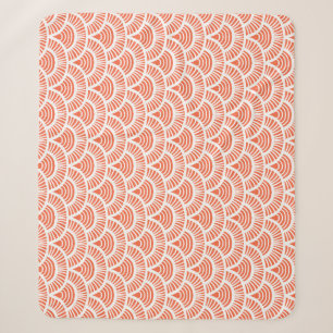 Art Deco Pattern with Scale Motifs. Sherpa Blanket