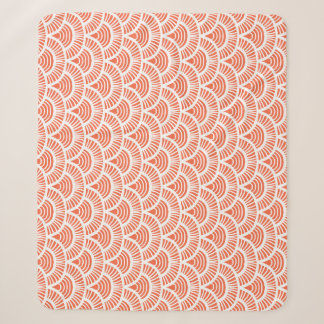 Art Deco Pattern with Scale Motifs. Sherpa Blanket