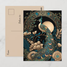 Art Deco Peacock