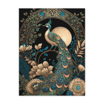 Art Deco Peacock