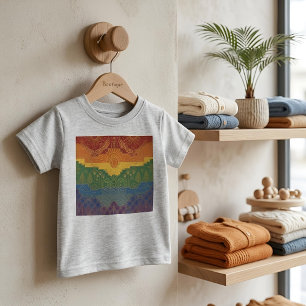 Art Deco Pride Flag   Rainbow II Vintage 1920s Baby T-Shirt