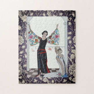 Art Deco Purple Accented Puzzle
