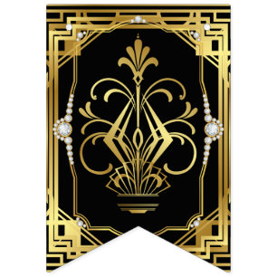 Art Deco Putting on the Ritz Bunting