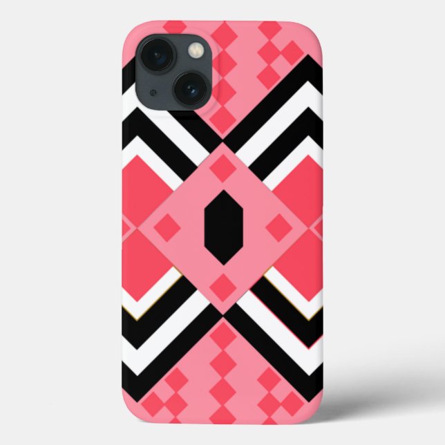 Art Deco Quilt Inspired  Case-Mate iPhone Case (Back)