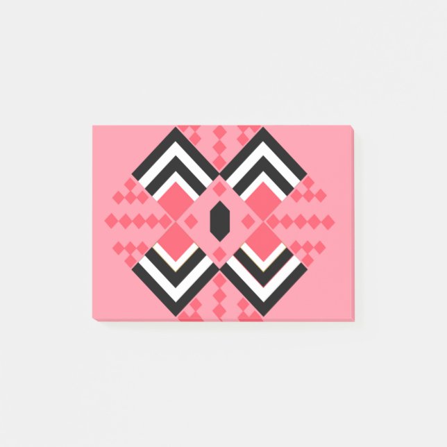 Art Deco Quilt Inspired Post-it Notes (Front)
