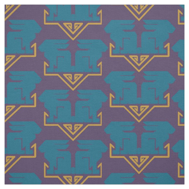 Art Deco Rabbits Fabric (Swatch)