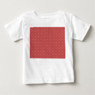 Art Deco Red Squares Baby T-Shirt