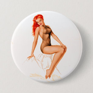 Art Deco Redhead Pin Up