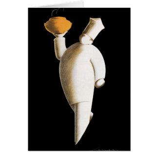 Art Deco Restaurant Chef, Vintage Business