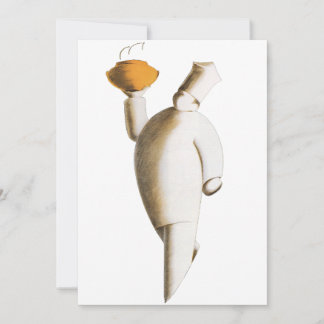 Art Deco Restaurant Chef, Vintage Business