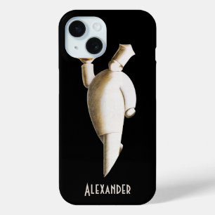 Art Deco Restaurant Chef, Vintage Business iPhone 15 Case